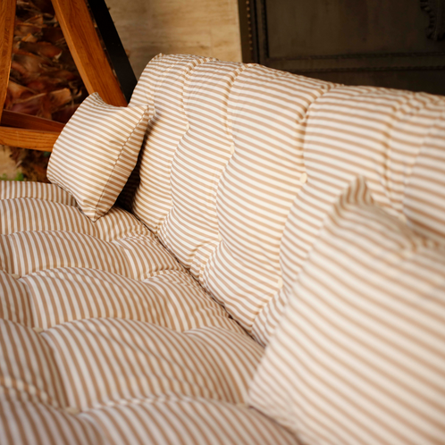 Antik S2000 Bahçe Salıncağı Krem Çizgili