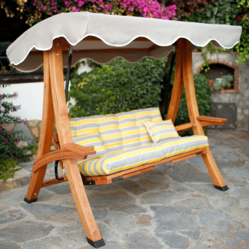 Antik S2000 Bahçe Salıncağı Sarı Çizgili