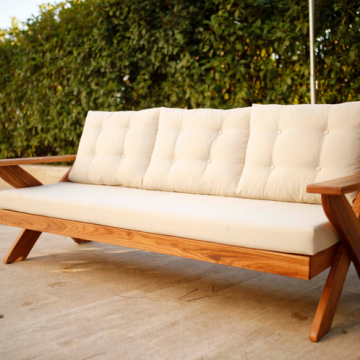 Antix Bahçe Oturma Takımı Krem