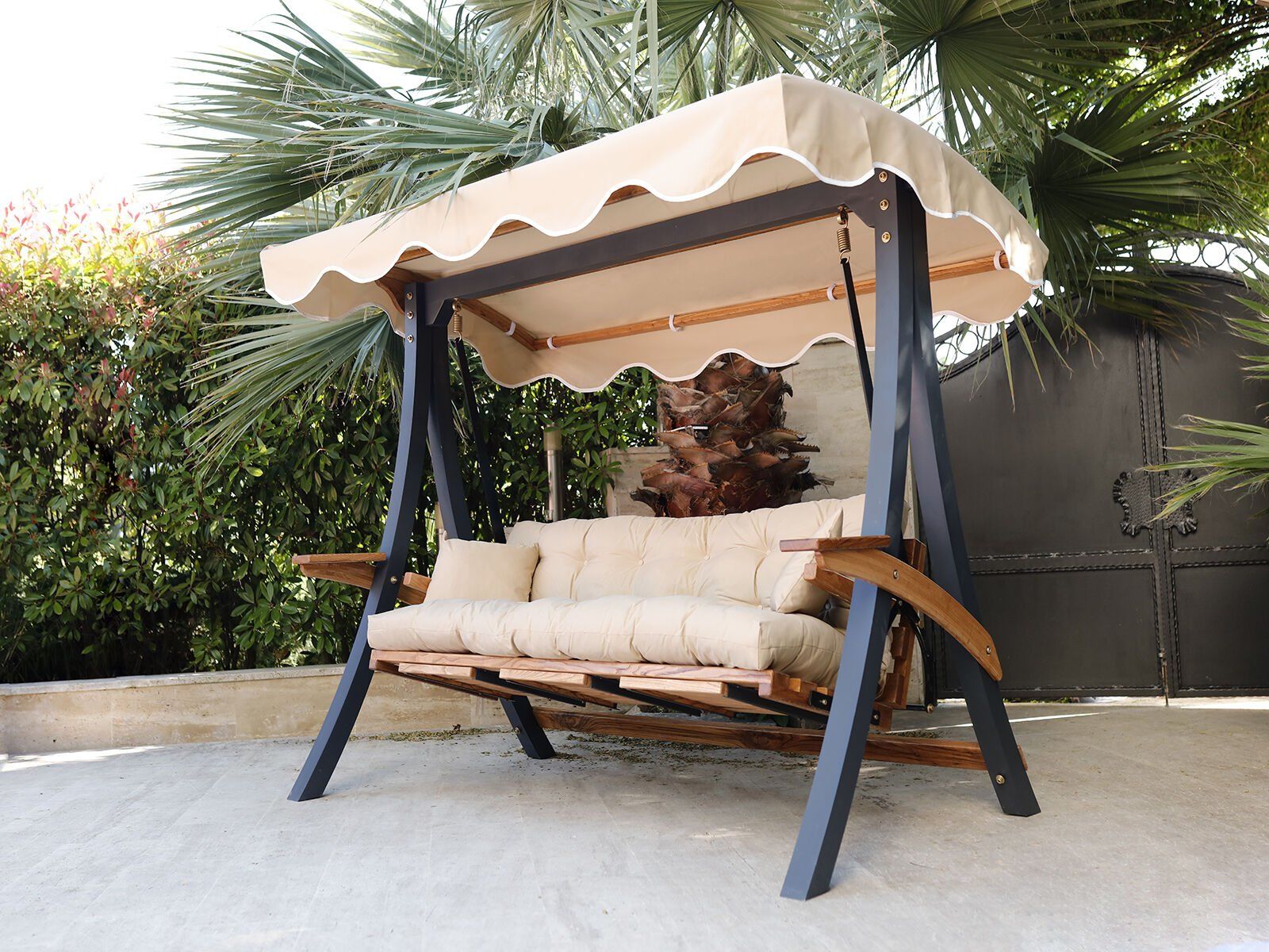 A2000 ALUMİNYUM BAHÇE SALINCAĞI Cappucino