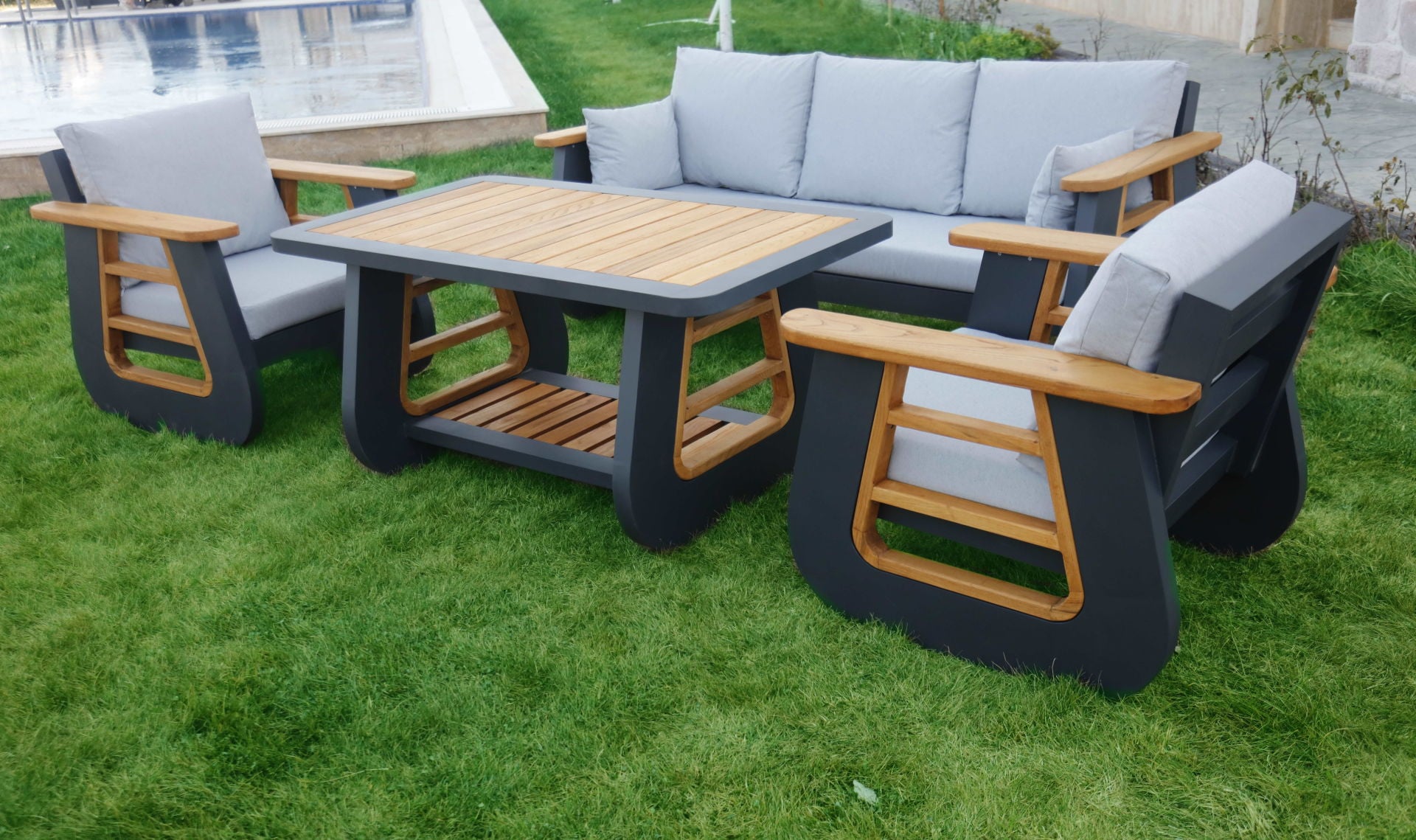 MİLANO OTURMA GRUBU Gri